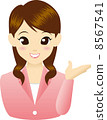 Guide lady to guide 8567541