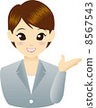 Guide lady to guide 8567543