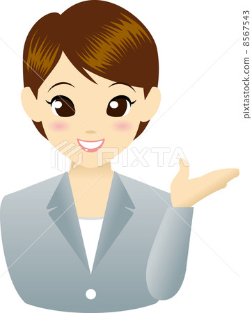 Guide lady to guide 8567543