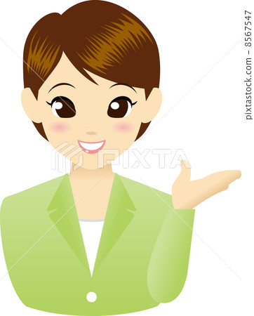 Guide lady to guide 8567547