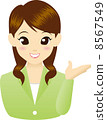 Guide lady to guide 8567549