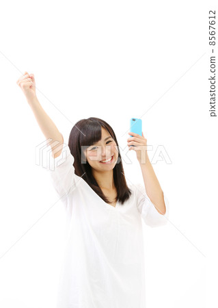 做膽量姿勢的女人 做膽量姿勢的女人 8567612