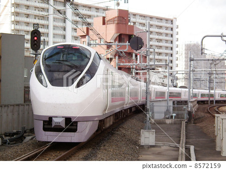 Limited Express Fresh Hitachi E 657 Series Minami-Senju Station Limited Express Fresh Hitachi E 657 Series Minami-Senju Station 8572159