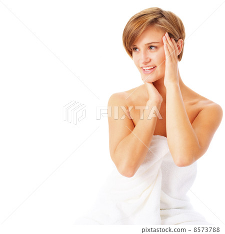 Portrait of a Woman in a Towel Portrait of a Woman in a Towel 8573788