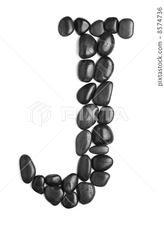 Rock Letter on White Rock Letter on White 8574736