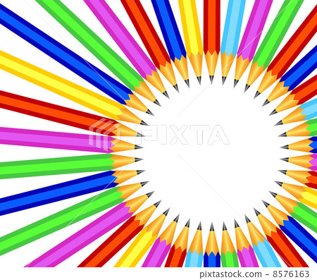 Background with colorful pencils 8576163