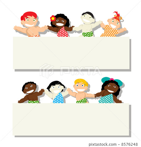 Babies with banner 8576248