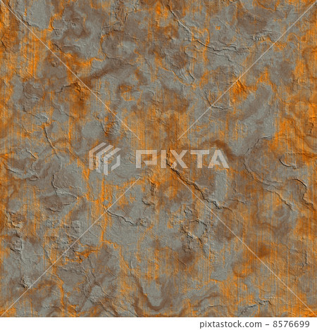 Rusty Metal Sheet. Seamless Tileable Texture. 8576699
