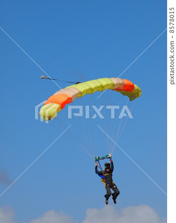 Stock Photo: sky diving, skydive, skydiving