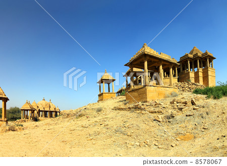 cenotaphs in Bada Bagh - Jaisalmer India 8578067
