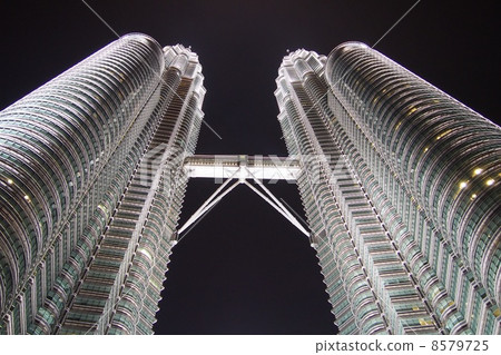 雙子塔（夜景） 8579725