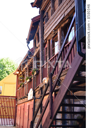 Bergen World heritage Bryggen district 8580346