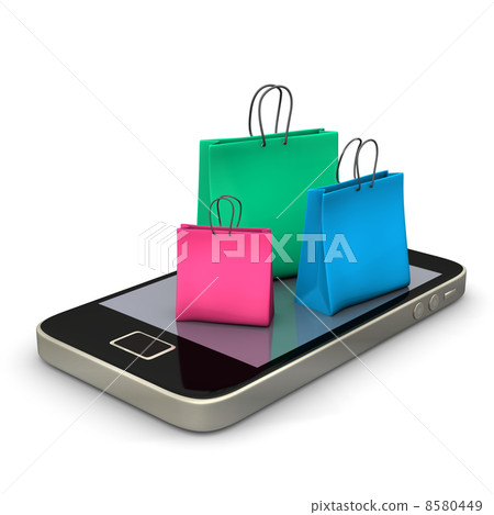 Smartphone Shopping Bags 8580449