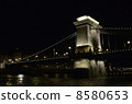 [Night view] Chain Bridge-Chain Bridge 8580653