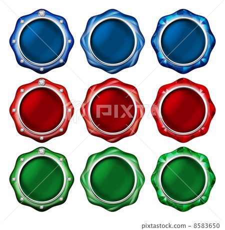 彩色按鈕 8583650