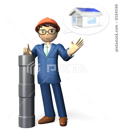 Businessman of construction industry 8584599