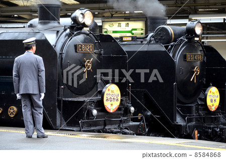 火車 蒸汽機車 列車 8584868