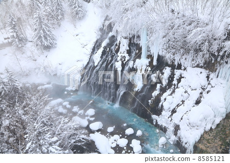 北海道·美瑛“仲冬白鬍子瀑布” 8585121