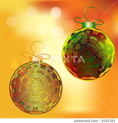 light Christmas background with light ball light Christmas background with light ball 8585161