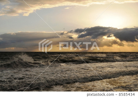 沙灘黃昏 8585434