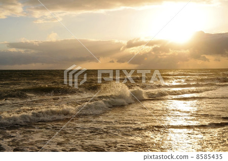 沙灘黃昏 8585435