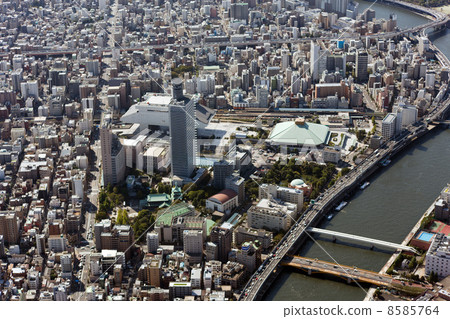 Aerial photograph of Bothikoku Kokugikan Aerial photograph of Bothikoku Kokugikan 8585764