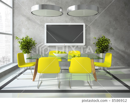 Part of the modern drawing room 8586912