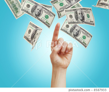 美元的鈔票 美元的鈔票 8587933