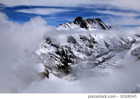 Jungfrau, Switzerland and cloudscape 8588045