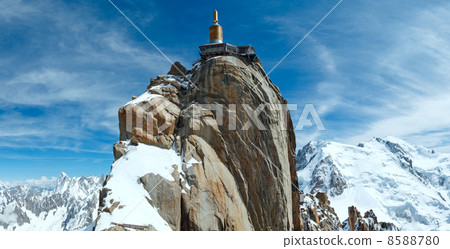 Mountain top station (Aiguille du Midi, France). 8588780