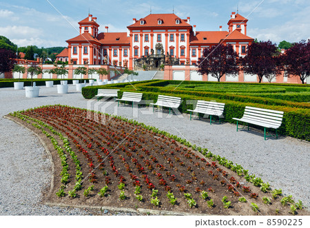 Troja Palace summer view (Prague, Czech) Troja Palace summer view (Prague, Czech) 8590225