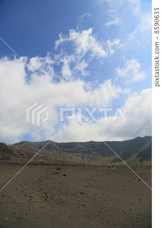 在Aso Senriegahama的沙子 8590635