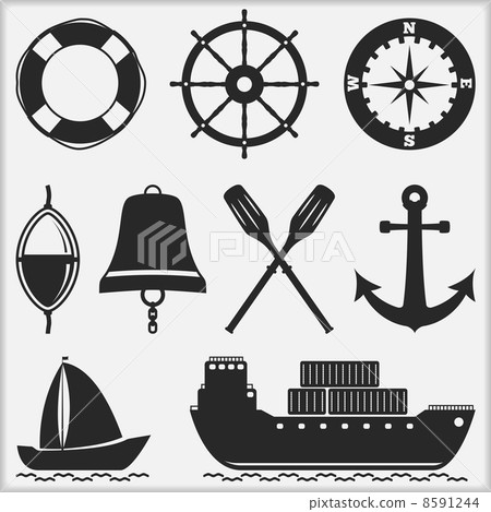 Nautical Icons 8591244