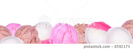 soft serve ice cream isolated 8592173
