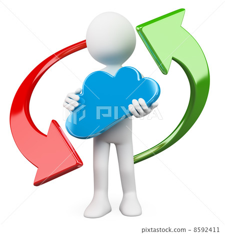 3D white people. Download and upload 3D white people. Download and upload 8592411