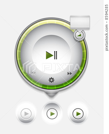 Multimedia player UI 8594285