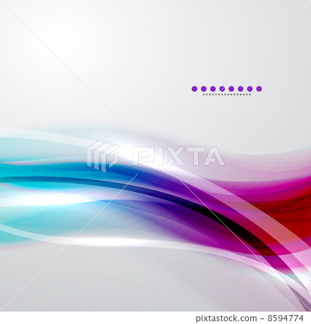 Colorful wave business template Colorful wave business template 8594774
