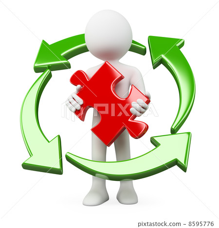 3D white people. Reuse common 8595776