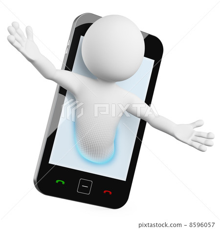 3D Man - Mobile video call 3D Man - Mobile video call 8596057