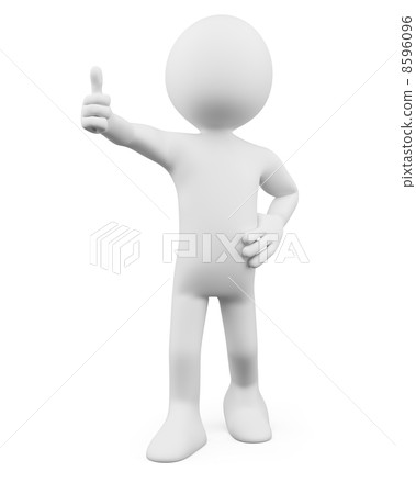 3D Man - Thumb up 8596096