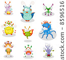 Cartoon monsters, goblins, ghosts 8596516