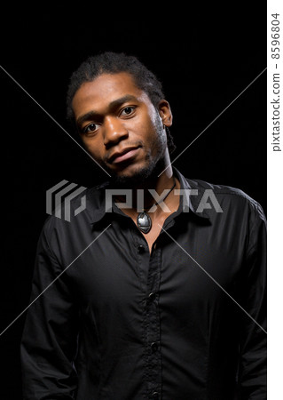Portrait of a handsome African-American 8596804