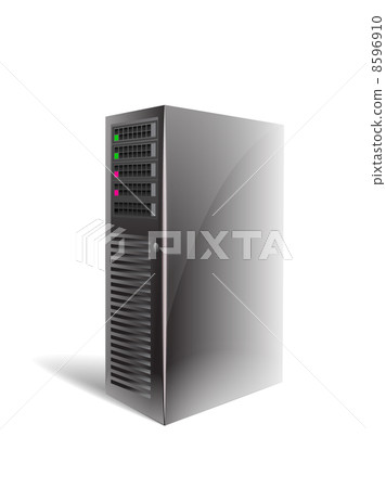 Vector server case isolated on white-插圖素材 [8596910] - PIXTA圖庫