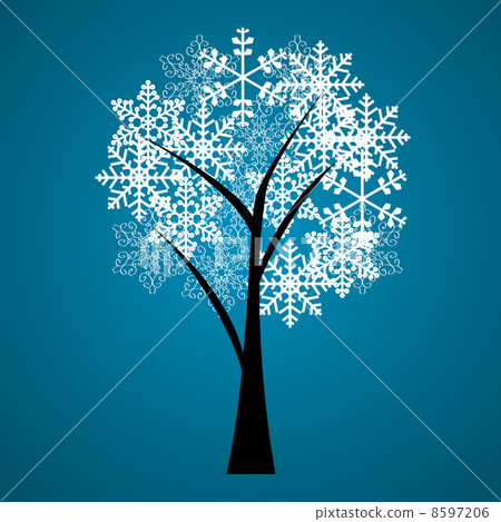 Abstract beauty Christmas and New Year background. vector illust 8597206