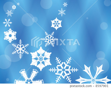Snow crystal background Snow crystal background 8597901