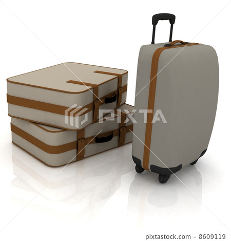 Suitcases isolated  8609119