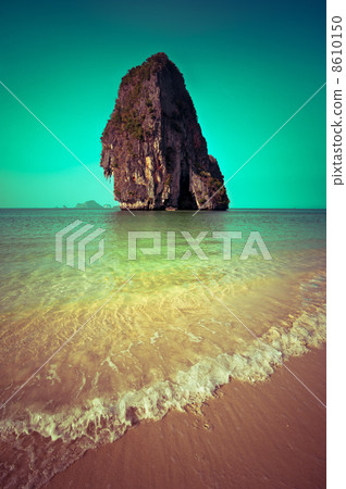 Tropical beach landscape. Thailand 8610150