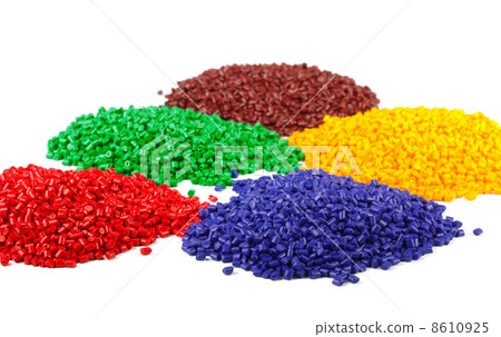 Colourful plastic granules Colourful plastic granules 8610925