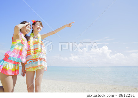 Women on the beach 8612291