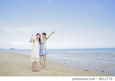 Women on the beach 8612779